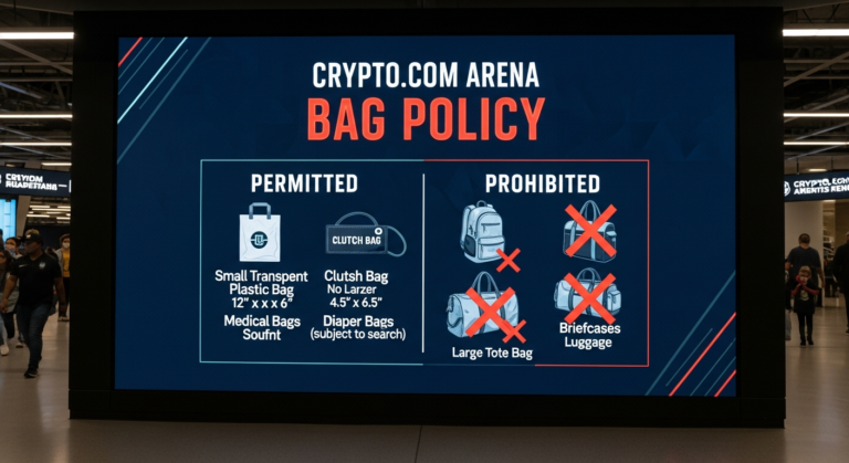 Crypto Arena Bag Policy