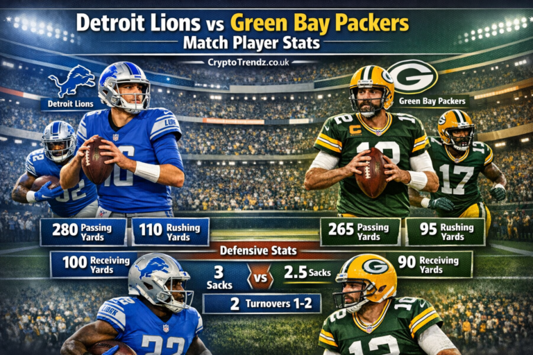 Detroit lions vs green bay packers match player stats