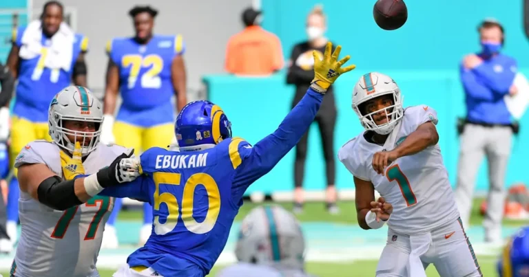 Miami dolphins vs los angeles rams match player stats