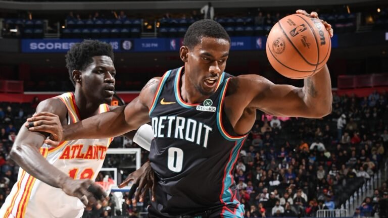 detroit pistons vs atlanta hawks match player stats