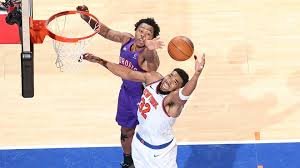 knicks vs toronto raptors match player stats
