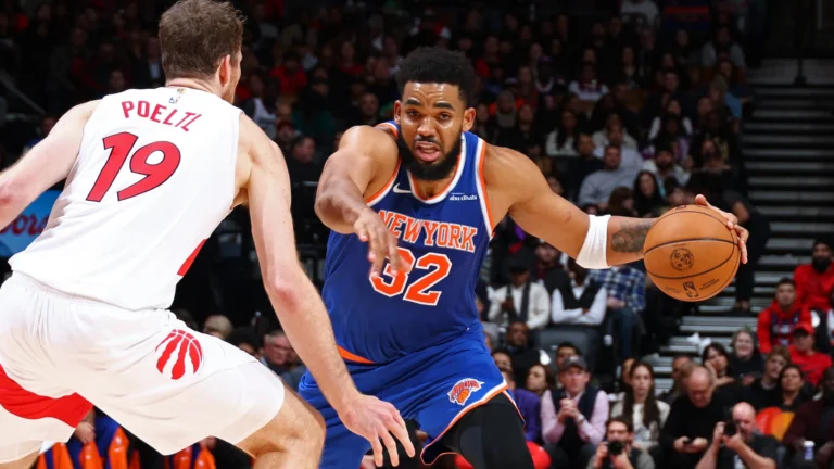 knicks vs toronto raptors match player stats